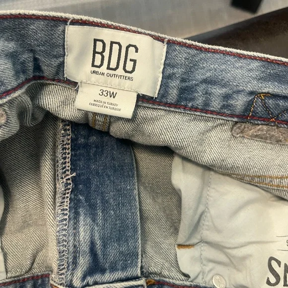Urban outfitters BDG | Logan Buckle Baggy Barrel Jeans. 33W - Picture 6 of 10
